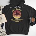 Best Buckin' Granddaddy Western Rodeo Cowboy Bucking Horse Men Hoodie