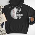 Best Dad Coach Ever Baseball For Sport Lovers Men Hoodie