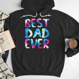 Best Dad Ever Colorful Tie Dye Fathers Day Men Hoodie