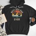 Best Dog Dad Ever Vintage Father's Day Dog Lover Men Hoodie