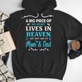 A Big Piece Of My Heart Lives In Heaven My Mom And Dad Men Hoodie