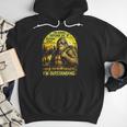 Bigfoot Outdoor Hiking Dad Joke Im Outstanding Sasquatch Men Hoodie