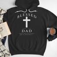 Blessed Dad Christian Men James 1 17 Scripture Quote Cross Men Hoodie