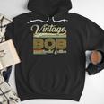 Bob Name Vintage Bob Father's Day Dad Bob Men Hoodie