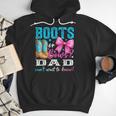 Boots Or Bows Dad Loves You Gender Reveal Party Men Hoodie Boots Or Bows Dad Loves You Gender Reveal Party Men Hoodie