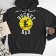 Bucket Dad Softball Dad Baseball Father's Coach Men Hoodie