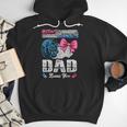 Burnouts Or Bows Your Dad Loves You Gender Reveal Men Hoodie