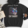 Cat Daddy Shirt Cat Sunglasses Cool Cat Dad Men Father Men Hoodie