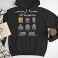 Cat Geometry Math Cat For Cat Dad Cat Mom Kids Men Hoodie