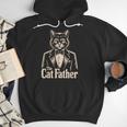 Cat Lover The CatFather Cat Dad Men Hoodie