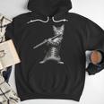 Cat Playing Flute For Cat Lover Cat Mom Cat Dad Men Hoodie