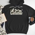 The Catfather Cat Dad Father's Day Cat Lover Men Hoodie