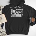 The Catfather Cat Dad Fathers Day Vintage Father's Day Men Hoodie