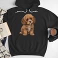 Cavapoo Breed Pet Lover Art Dog For Mom Dad Kids Men Hoodie