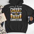 Cheer Dad Cheerleader I Thought She Said Beer Competition Men Hoodie