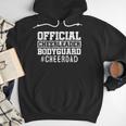 Cheer Dad Papa Official Cheerleader Bodyguard Men Hoodie