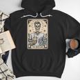 Cheer Dad Tarot Card Skeleton Cheerleading Fathers Day Men Hoodie
