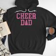 Cheer Dad Vintage Retro Cheerleading Pink Men Hoodie