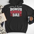 Cheer Stepdad Bonus Cheer Dad Red Men Hoodie