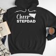 Cheer Stepdad Cheerleading Step Dad Cheerleader Stepfather Men Hoodie