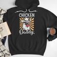 Chicken Daddy Vintage Poultry Farmer Fathers Day Men Hoodie