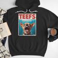 Chihuahua Teefs Top Teeth Chi Jowls Paws Dog Mom Dad Men Hoodie