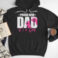 Cool Parent Apparel Proud New Dad It's A Girl Classic Fit Short Sleeve Crew Neck T-Shirt Small Men Hoodie