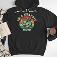 In A Crappie Mood Retro Fishing Sarcastic Dad Men Hoodie