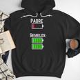 Cufflinks Battery Filled Tired Dad Low Battery Charge Men Hoodie