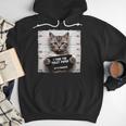 Cute Cat Mugshot Humorous Cat For Cats Lover Cat Mom Cat Dad Men Hoodie Cute Cat Mugshot Humorous Cat For Cats Lover Cat Mom Cat Dad Men Hoodie