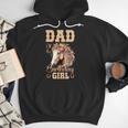 Cute Dad Of The Birthday Girl Horse Family Party Men Hoodie