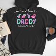 Cute Daddy Saurus Dad Dinosaur Birthday Boy Girl Family Men Hoodie