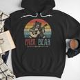Cute Papa Bear Vintage Father's Day Retro Dad Guitar Men Hoodie Cute Papa Bear Vintage Father's Day Retro Dad Guitar Men Hoodie