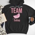 Cute Team Tutus Gender Reveal For Mom And Dad Men Hoodie