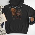 Dachshund Shirt Doxie Mom Dad Love Wiener Dog Puppy Cute Tee Men Hoodie
