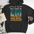 My Dad Is 40 And Still Awesome 40th Birthday Vintage Retro Men Hoodie