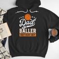 Dad Of The Baller Birthday Boy Basketball Themed Party Men Hoodie