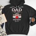 Dad Of The Birthday Bowler Kid Boy Girl Bowling Party Family Men Hoodie