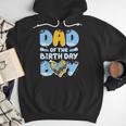 Dad Of The Birthday Boy Blue Dog Family Matching Men Hoodie