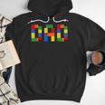 Dad Of The Birthday Boy Building Blocks Bricks Builder Men Hoodie