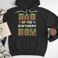 Dad Of The Birthday Boy Gamer Pixel Birthday Party Matching Men Hoodie