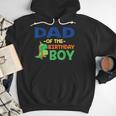 Dad Of The Birthday For Boy Saurus Rex Dinosaur Party Men Hoodie