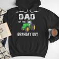 Dad Of The Birthday Boy Vintage Farm Tractor Party Family Men Hoodie