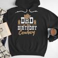 Dad Of The Birthday Cowboy Themed Birthday Boy Rodeo Cowboy Men Hoodie