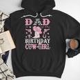 Dad Of The Birthday Cowgirl Pink Disco Rodeo Western Men Hoodie