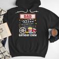 Dad Birthday Crew Movie Night Theme Matching Party Men Hoodie Dad Birthday Crew Movie Night Theme Matching Party Men Hoodie