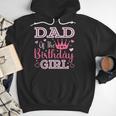 Dad Of The Birthday Girl Cute Pink Matching Family Party Men Hoodie