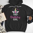 Dad Of The Birthday Girl Matching Family Unicorn Party Men Hoodie