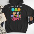 Dad Of The Birthday Girl Painting Art Birthday Girl Family Men Hoodie