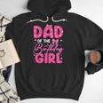 Dad Of The Birthday Girl Pink Bow Birthday Girl Family Men Hoodie Dad Of The Birthday Girl Pink Bow Birthday Girl Family Men Hoodie
